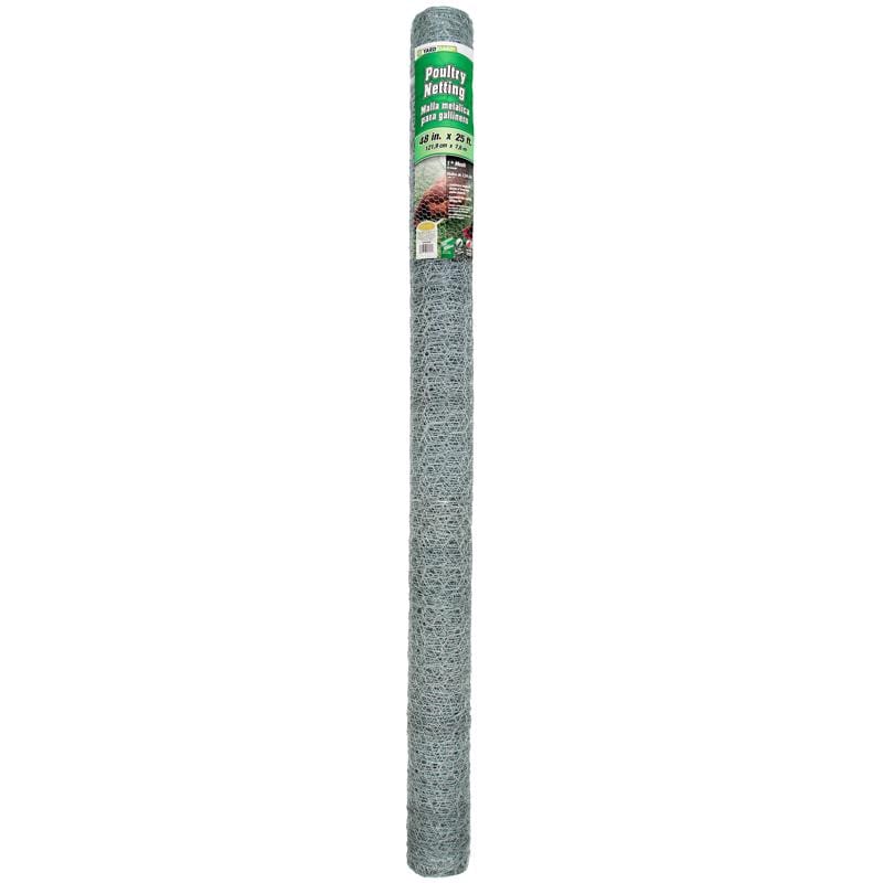 Yardgard 308406B 48 in. H X 25 ft. L Galvanized Steel Fencing 1 in. X 1 in. in.