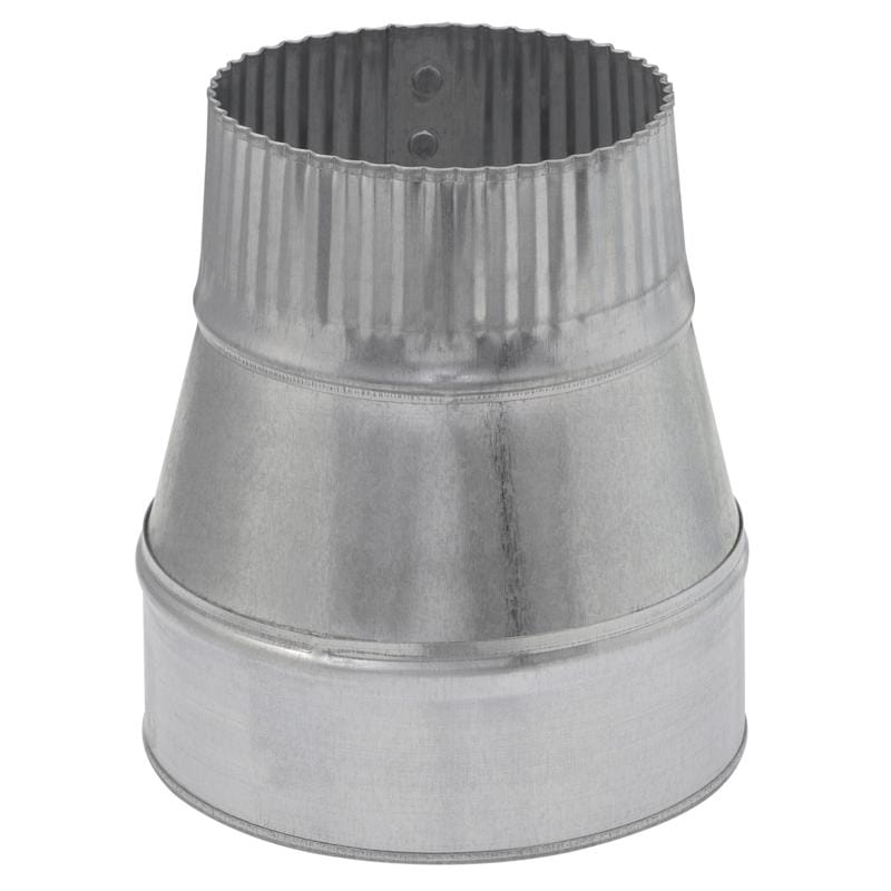 Imperial GV1416 5 in. D X 4 in. D Galvanized Steel Furnace Pipe Reducer