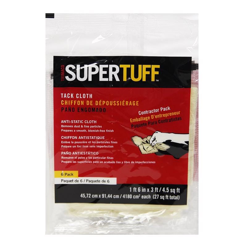 Supertuff 10506 36 in. W X 18 in. L White Cotton Tack Cloth