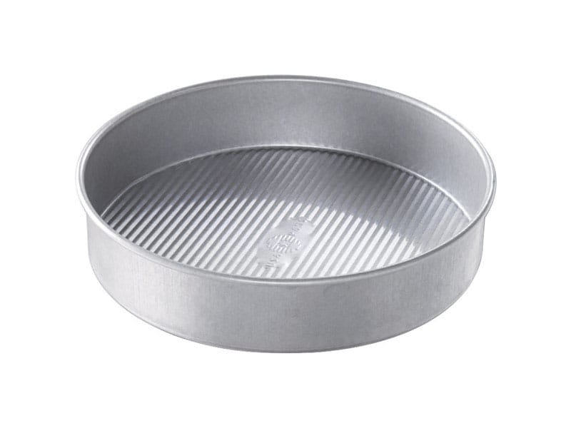 Usa Pan 1070LC-6 9 in. W X 9 in. L Round Cake Pan Silver 1 pc