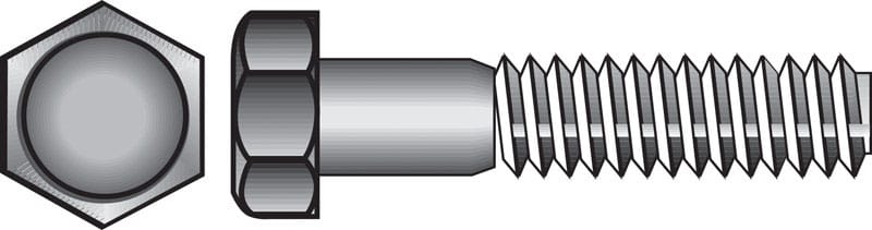 Hillman 190519 3/4 in. D X 4-1/2 in. L Zinc Plated Steel Hex Bolt 20 pk