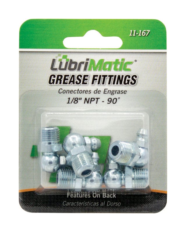 Lubrimatic LUBR11167 90 degree Grease Fittings 5 pk