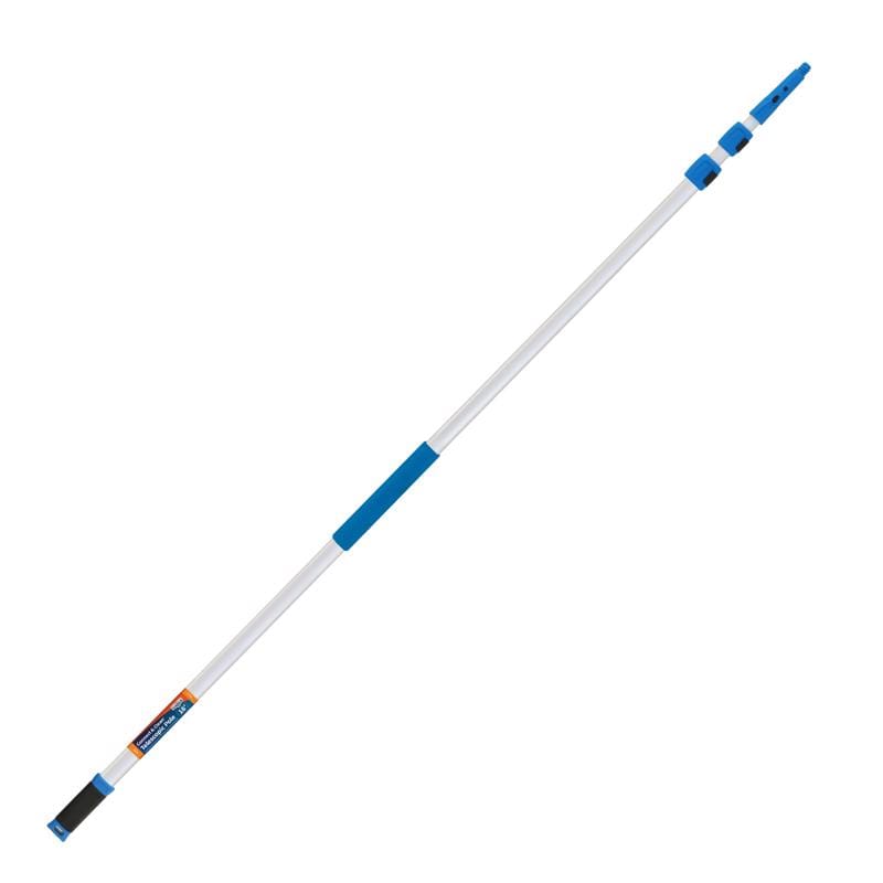 Unger 972960 Telescoping 18 ft. L X 2 in. D Aluminum Extension Pole Blue/White