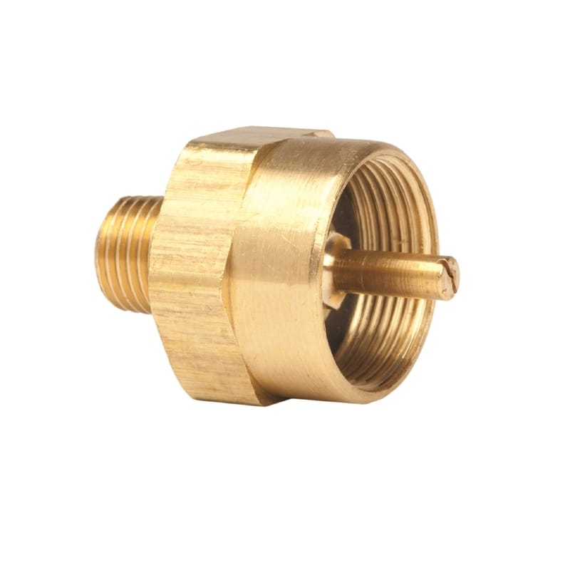 MR. Heater F273754 1 in. D X 1/4 in. D Brass Cylinder Adapter