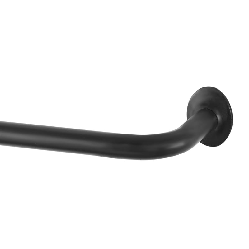 Kenney SN79231V1 Sun Zero Black Modern/Contemporary Curtain Rod 48 in. L X 86 in. L
