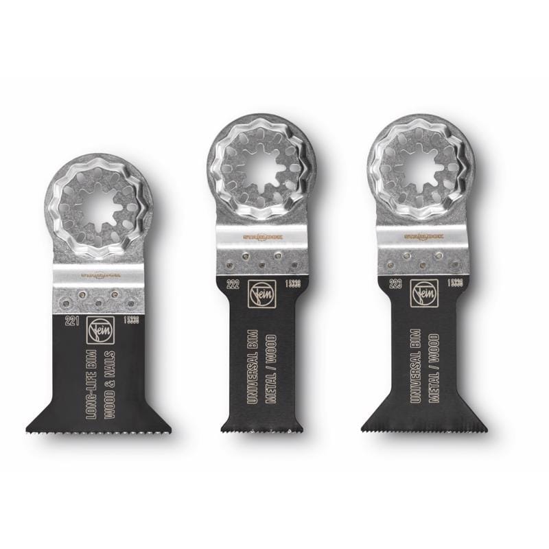 Fein 35222952140 Star Lock Metal E-Cut Universal Saw Blade 3 pc