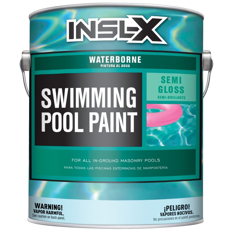 Insl-X WR1024092-01 Indoor and Outdoor Semi-Gloss Royal Blue Acrylic Swimming Pool Paint 1 gal