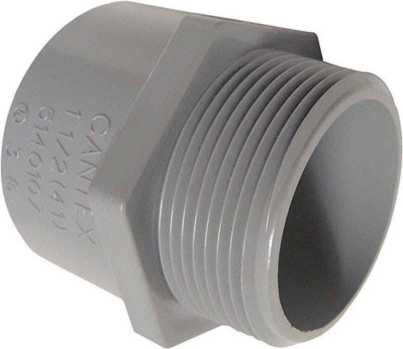 Cantex 5140104U 3/4 in. D PVC Male Terminal Adapter For Rigid 1 each