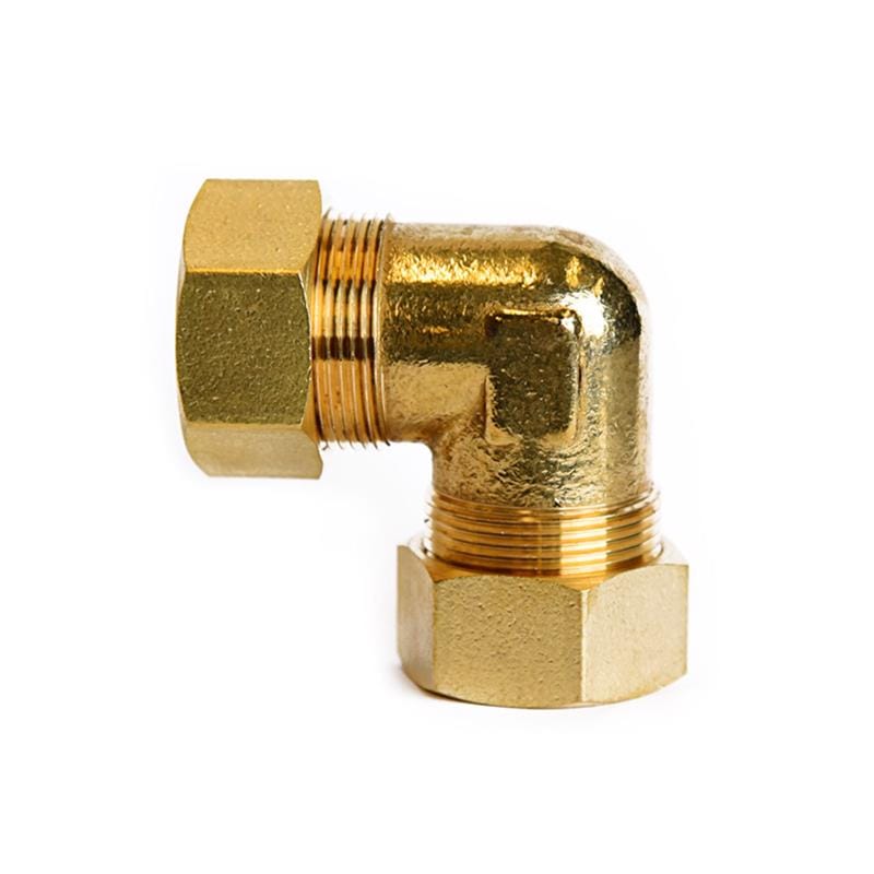 Atc 6JC121010711019 7/8 in. Compression X 7/8 in. D Compression Brass 90 Degree Elbow