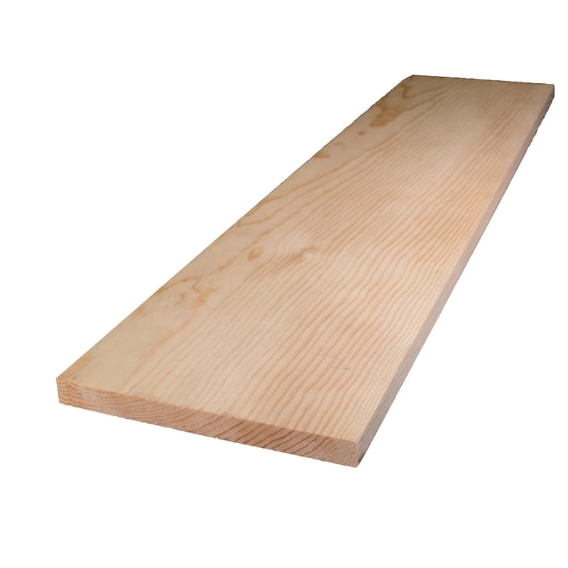 Alexandria Moulding Q1X12-20048C 1 in. X 12 in. W X 4 ft. L Pine Board #2/BTR Premium Grade