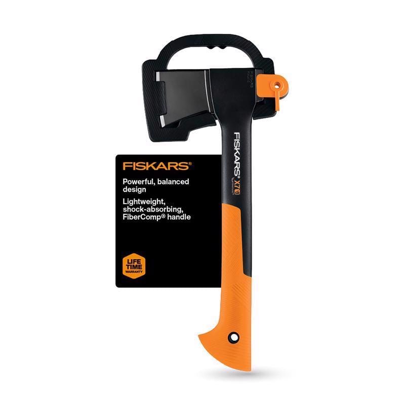 Fiskars 1050355 X7 1.41 lb Single Bit Splitting Hatchet Fiberglass Handle