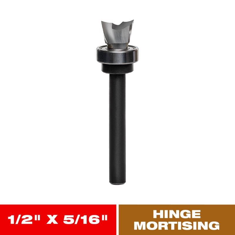 Diablo DR16560 1/2 in. D X 2-7/16 in. L Carbide Hinge Mortising Router Bit