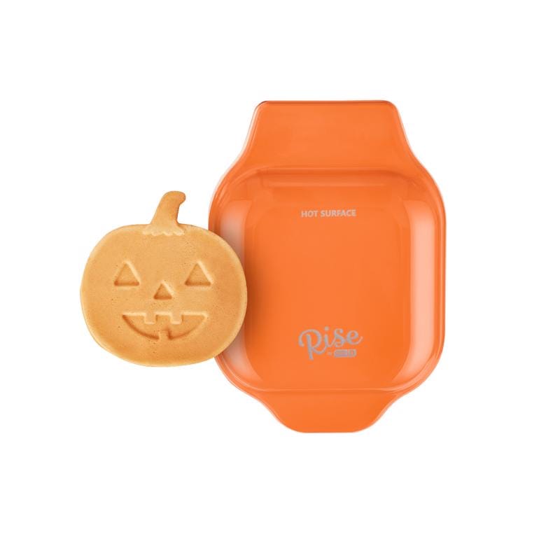 Rise BY Dash RMWP001GBOP06 Jack-O-Lantern 1 waffle Orange Plastic Waffle Maker