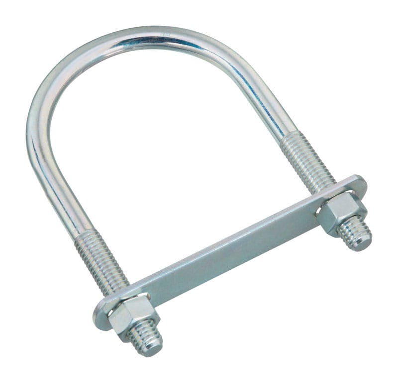 National Hardware N347-815 1/2 in. X 3-1/2 in. W X 6 in. L Coarse Zinc-Plated Steel U-Bolt