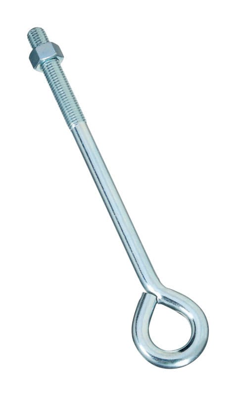National Hardware N347-690 5/8 in. X 12 in. L Zinc-Plated Steel Eyebolt Nut Included