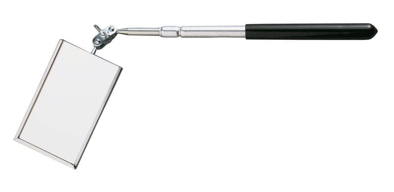 General 560 16 in. H Polished Chrome Silver Metal Inspection Mirror