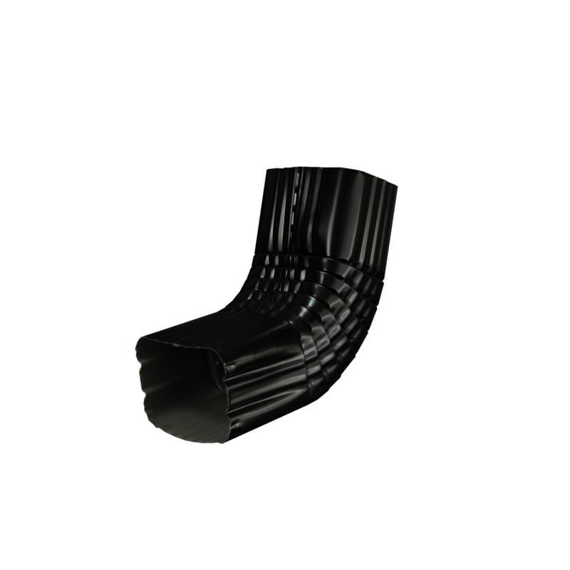 Amerimax 2506435HP 4 in. H X 2 in. W X 3 in. L Black Aluminum A Downspout Elbow