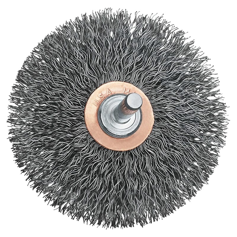 Dewalt DW4903 3 in. Fine Crimped Wire Wheel Brush Carbon Steel 20000 rpm 1 pc