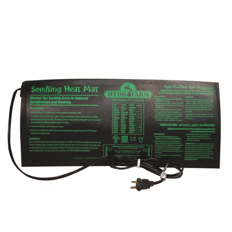 Hydrofarm MT10006 Jump Start Hydroponic Heat Mat 17 W