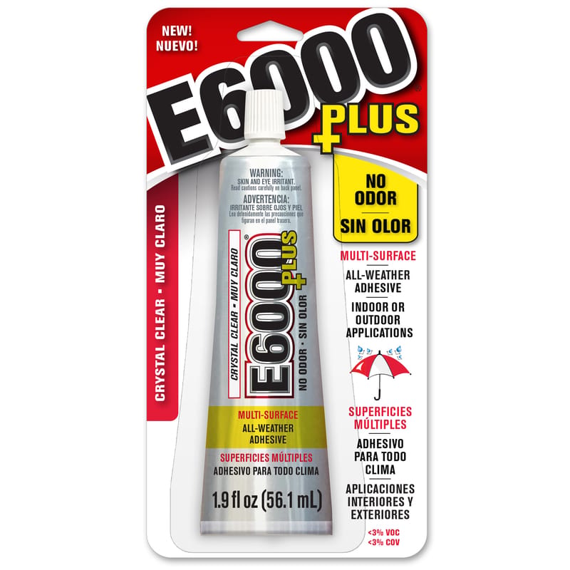 E6000 570120 High Strength Clear All-Weather Adhesive 1.9 oz