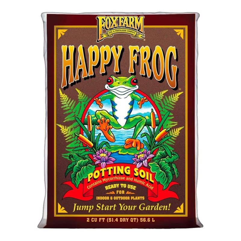 Foxfarm FX14047 Happy Frog Flower and Plant Potting Soil 2 cu ft