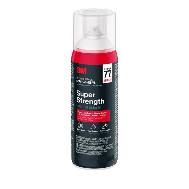 3M 77-10-NAT Super 77 Super Strength Spray Adhesive 7.38 oz