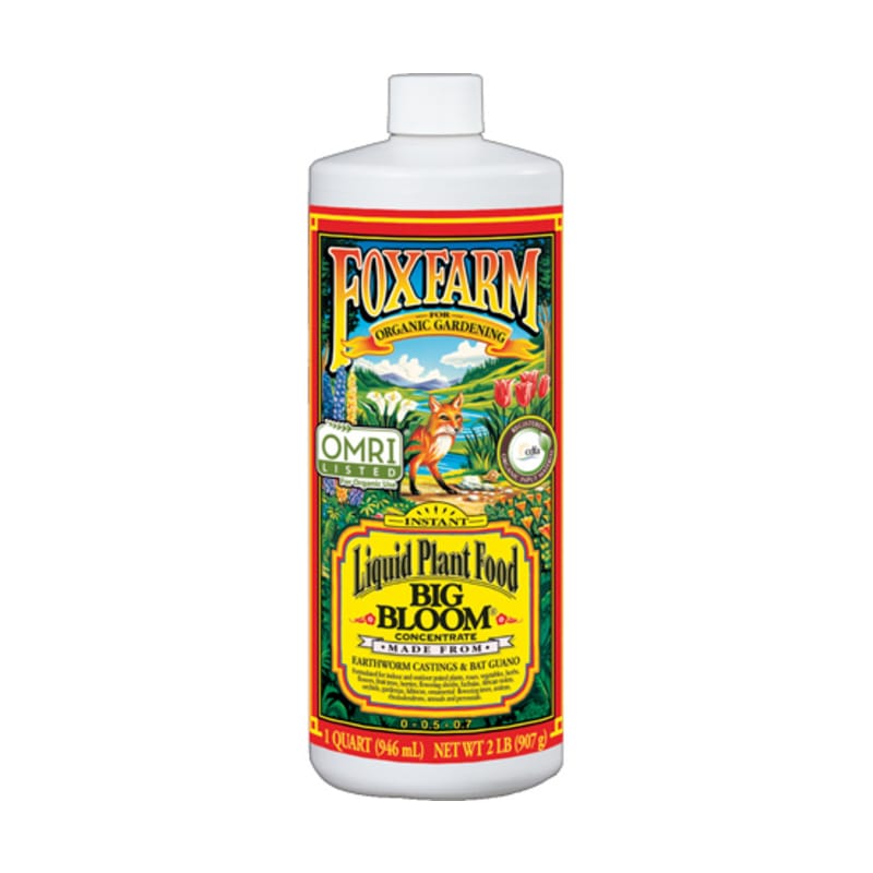 Foxfarm FX14002 Big Bloom Organic Liquid Plant Food 1 qt